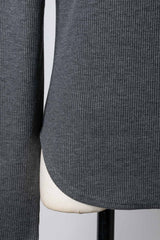 【GIUNON】long sleeve rib tops / ロングスリーブリブトップス