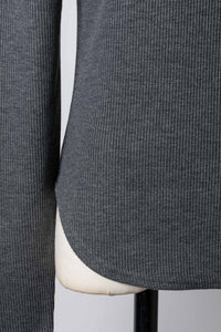 【GIUNON】long sleeve rib tops / ロングスリーブリブトップス