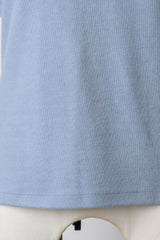 【GIUNON】scallop pile puff t-shirt / スカラップパイルパフTシャツ