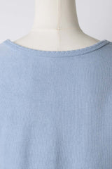 【GIUNON】scallop pile puff t-shirt / スカラップパイルパフTシャツ