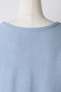 【GIUNON】scallop pile puff t-shirt / スカラップパイルパフTシャツ