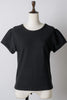 【GIUNON】scallop pile puff t-shirt / スカラップパイルパフTシャツ