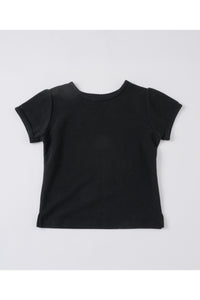 【GIUNON】scallop pile puff t-shirt / スカラップパイルパフTシャツ