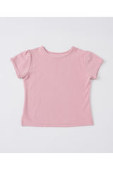 【GIUNON】scallop pile puff t-shirt / スカラップパイルパフTシャツ