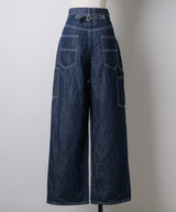 【GIUNON】wide stitch adjustable denim / ワイドステッチアジャスタブルデニム