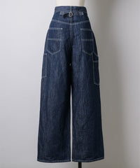 【GIUNON】wide stitch adjustable denim / ワイドステッチアジャスタブルデニム