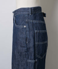 【GIUNON】wide stitch adjustable denim / ワイドステッチアジャスタブルデニム