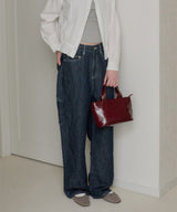 【GIUNON】wide stitch adjustable denim / ワイドステッチアジャスタブルデニム