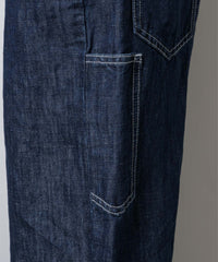 【GIUNON】wide stitch adjustable denim / ワイドステッチアジャスタブルデニム