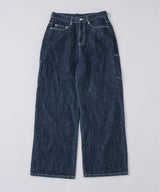 【GIUNON】wide stitch adjustable denim / ワイドステッチアジャスタブルデニム
