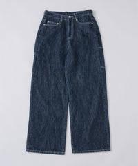 【GIUNON】wide stitch adjustable denim / ワイドステッチアジャスタブルデニム