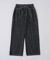 【GIUNON】wide stitch adjustable denim / ワイドステッチアジャスタブルデニム