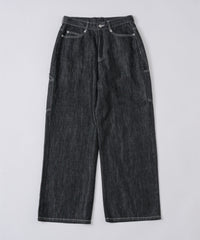 【GIUNON】wide stitch adjustable denim / ワイドステッチアジャスタブルデニム