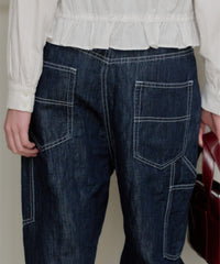 【GIUNON】wide stitch adjustable denim / ワイドステッチアジャスタブルデニム