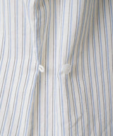 【GIUNON】round collar stripe shirt / ラウンドカラーストライプシャツ