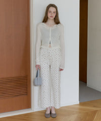 【GIUNON】scallop sheer cardigan / スカラップシアーカーディガン