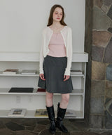 【GIUNON】scallop sheer cardigan / スカラップシアーカーディガン