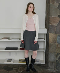 【GIUNON】scallop sheer cardigan / スカラップシアーカーディガン