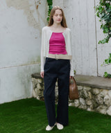 【GIUNON】scallop sheer cardigan / スカラップシアーカーディガン