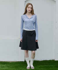 【GIUNON】scallop sheer cardigan / スカラップシアーカーディガン