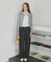 【GIUNON】scallop sheer cardigan / スカラップシアーカーディガン