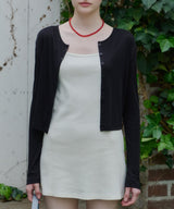 【GIUNON】scallop sheer cardigan / スカラップシアーカーディガン