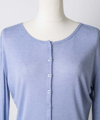 【GIUNON】scallop sheer cardigan / スカラップシアーカーディガン