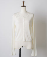 【GIUNON】scallop sheer cardigan / スカラップシアーカーディガン
