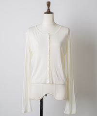 【GIUNON】scallop sheer cardigan / スカラップシアーカーディガン