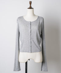 【GIUNON】scallop sheer cardigan / スカラップシアーカーディガン