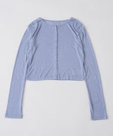 【GIUNON】scallop sheer cardigan / スカラップシアーカーディガン