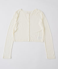 【GIUNON】scallop sheer cardigan / スカラップシアーカーディガン