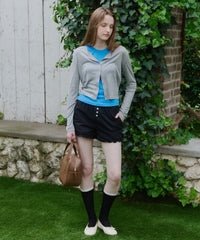 【GIUNON】scallop sheer cardigan / スカラップシアーカーディガン