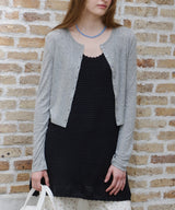 【GIUNON】scallop sheer cardigan / スカラップシアーカーディガン
