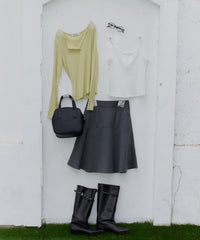 【GIUNON】smooth square pocket bag / スムーススクエアポケットバッグ