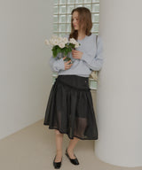 【GIUNON】2way frill sheer skirt / 2wayフリルシアースカート