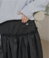 【GIUNON】2way frill sheer skirt / 2wayフリルシアースカート