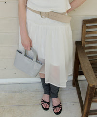 【GIUNON】2way frill sheer skirt / 2wayフリルシアースカート
