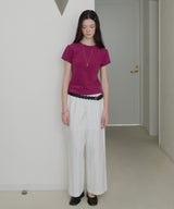 【GIUNON】piping pocket stripe pants / パイピングポケットストライプパンツ