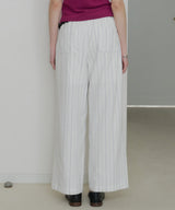 【GIUNON】piping pocket stripe pants / パイピングポケットストライプパンツ