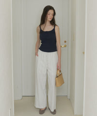 【GIUNON】piping pocket stripe pants / パイピングポケットストライプパンツ