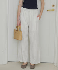 【GIUNON】piping pocket stripe pants / パイピングポケットストライプパンツ