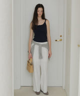 【GIUNON】piping pocket stripe pants / パイピングポケットストライプパンツ