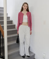 【GIUNON】piping pocket stripe pants / パイピングポケットストライプパンツ