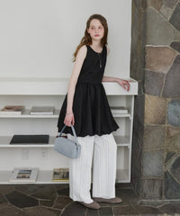 【GIUNON】piping pocket stripe pants / パイピングポケットストライプパンツ