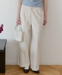 【GIUNON】piping pocket stripe pants / パイピングポケットストライプパンツ