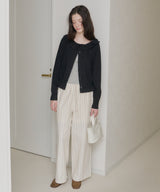 【GIUNON】piping pocket stripe pants / パイピングポケットストライプパンツ