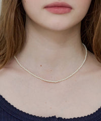 【GIUNON】mini pearl necklace / ミニパールネックレス