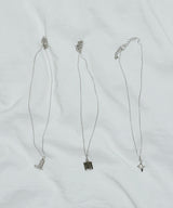 【GIUNON】square motif necklace / スクエアモチーフネックレス