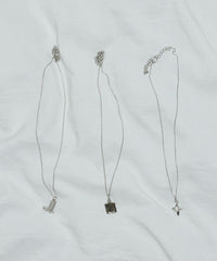 【GIUNON】square motif necklace / スクエアモチーフネックレス